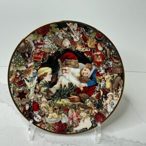 1992 Hamilton Collection "A Visit From St. Nicholas" Plate by John Grossman